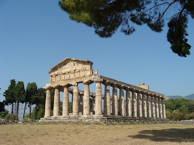 De Griekse Tempel van Cerere, Paestum