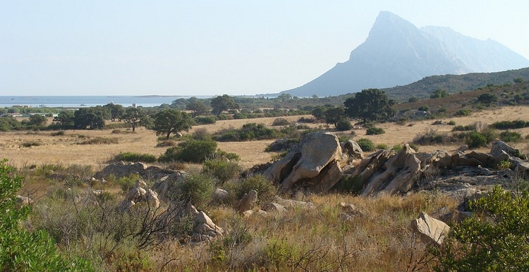 Sardegna coast between San Teodoro and Olbia