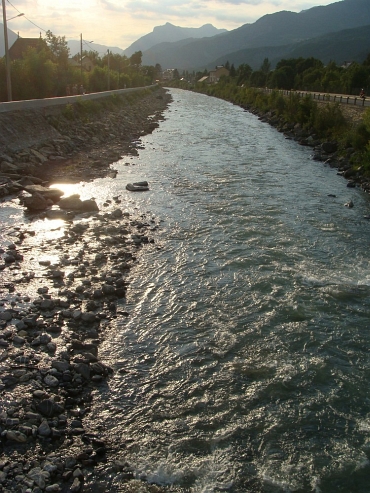 River Ubaye, Barcelonnette