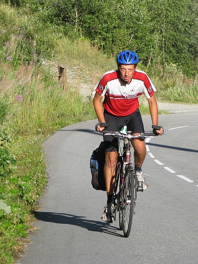 The Lonely Cyclist in action. Picture by Willem Hoffmans