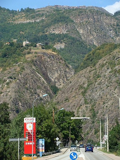 De climb naar de Alpe d'Huez