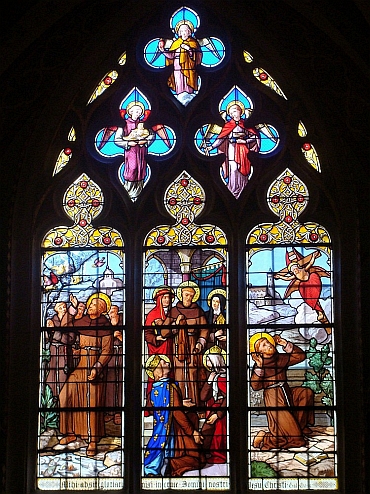 Glas in lood, Kathedraal van Dôle