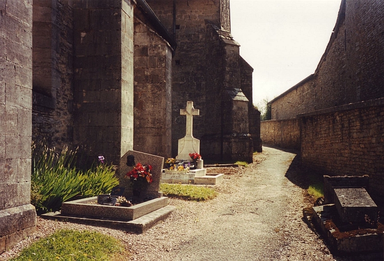 Dorpskerkhof in de Champagne