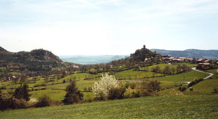 Landschap in het Massif Central