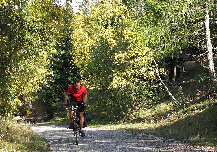 me, on the climb to the Monte Baldo