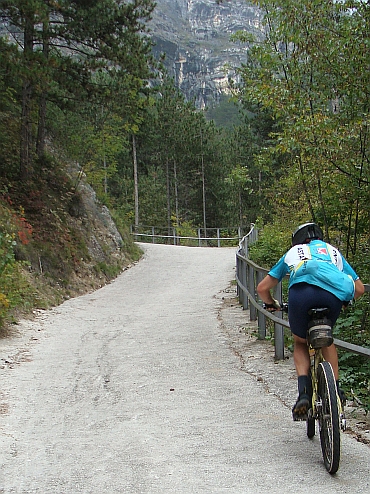 Willem on the concrete hell of the Scanuppia