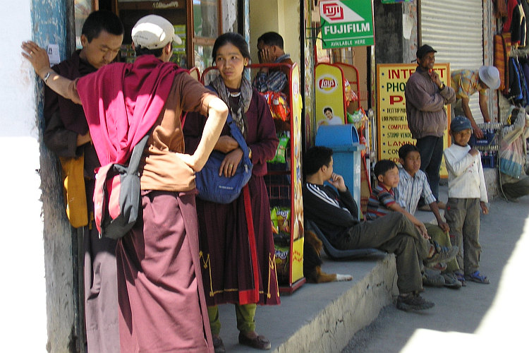 Village scene, Keylong