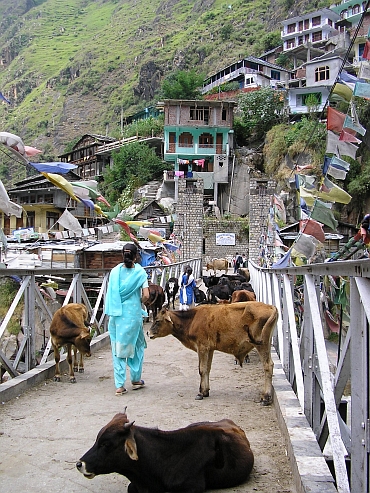 Bridge over the Parvati, Manikaran