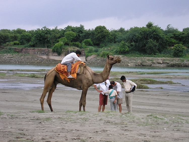 De Yamuna rivier in Agra