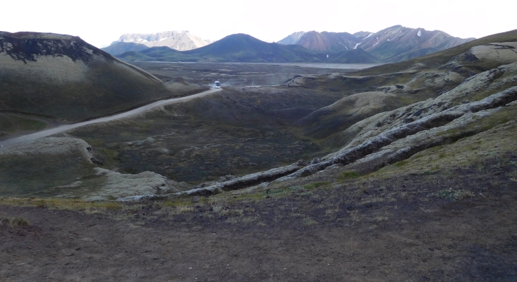 The F208 in Landmannalaugar