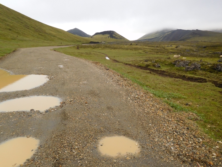 De F225 in Landmannalaugar