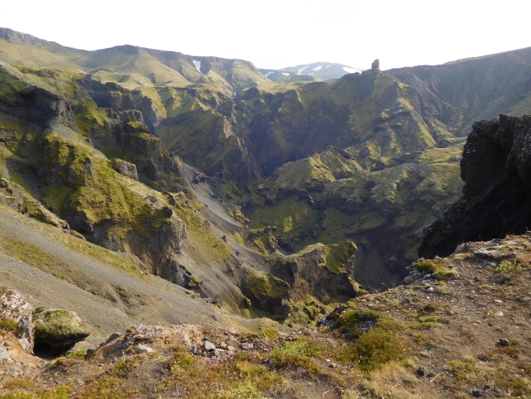 Afdaling in Gođaland, Fimmvörđuháls trekking