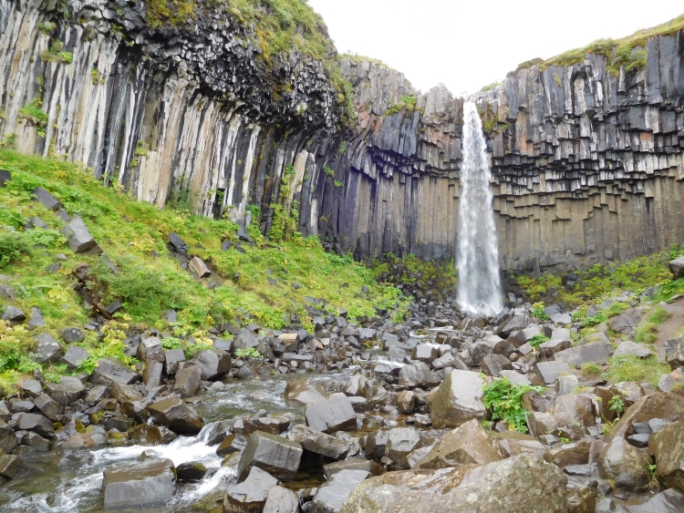 The Svartifoss waterfall in Skfatafell