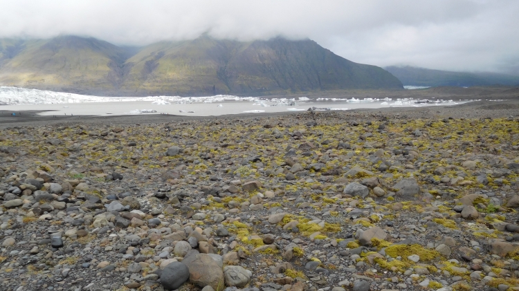 The Hvannadalshnúku glacier in Skaftafell