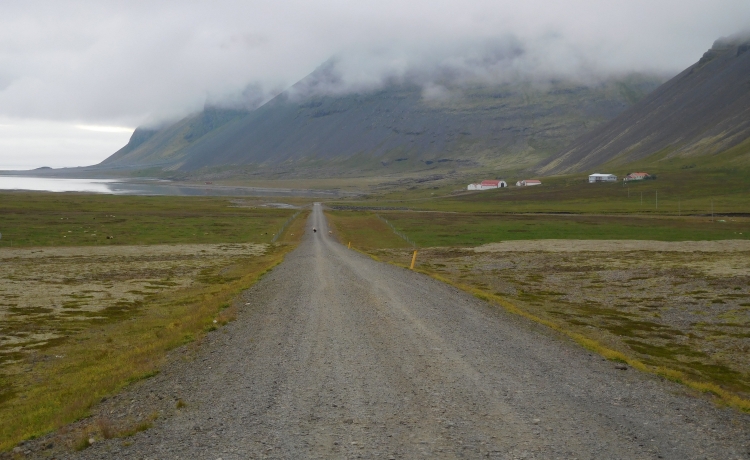 Side road of the N1 near Horn