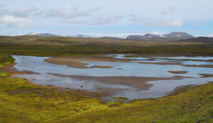 The highlands between Egilsstađir and Seyđisfjörđur