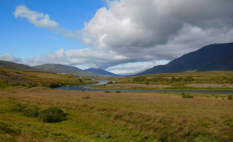 Landscape between Gođafoss and Akureyri