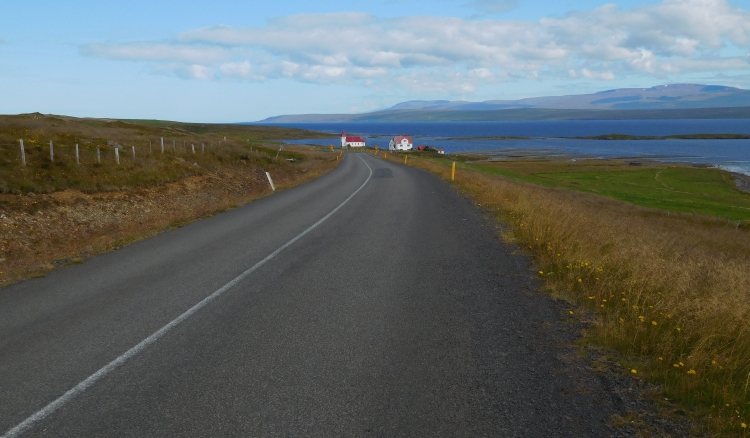 Road 68 near Borđeyri