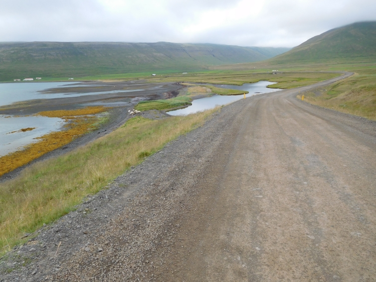 Weg 68 tussen Broddanes en Hólmavík