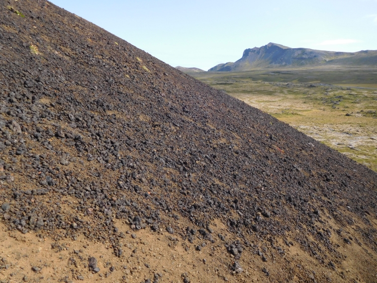 View from volcano Hólahólar