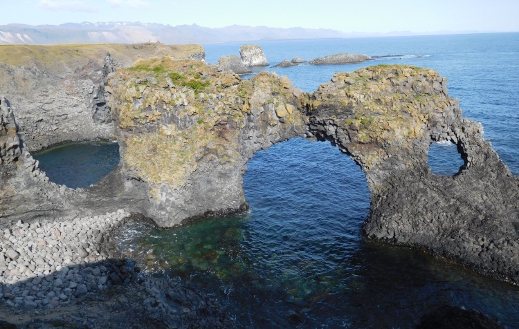 The basalt cliffs of Arnarstapi