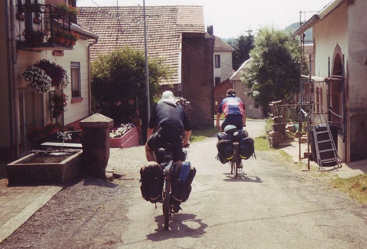 Jeroen en ik in de Vogezen