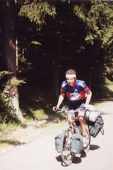 The author in action in the Vosges, France