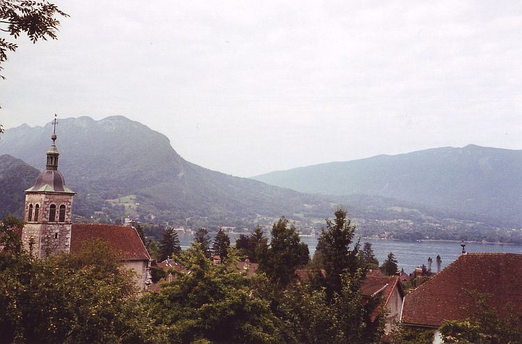 Talloires en de Lac d'Annécy