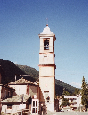 De kerk van Frassino, Valle Varaita