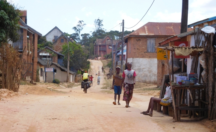 Dorp tussen Ranomafana en Fianarantsoa