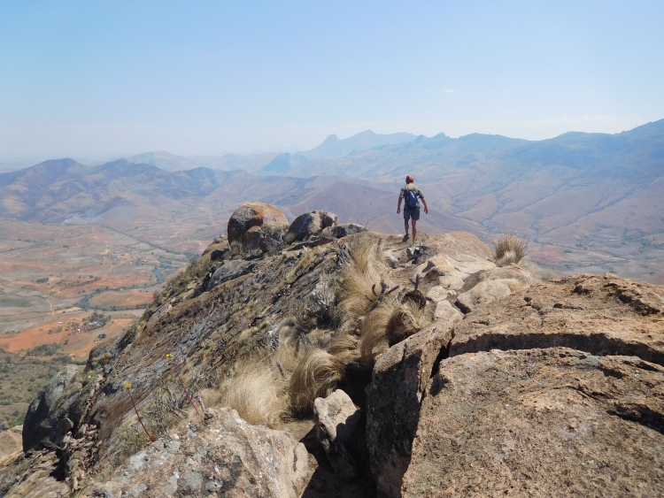 Willem on the peak of the Caméleon