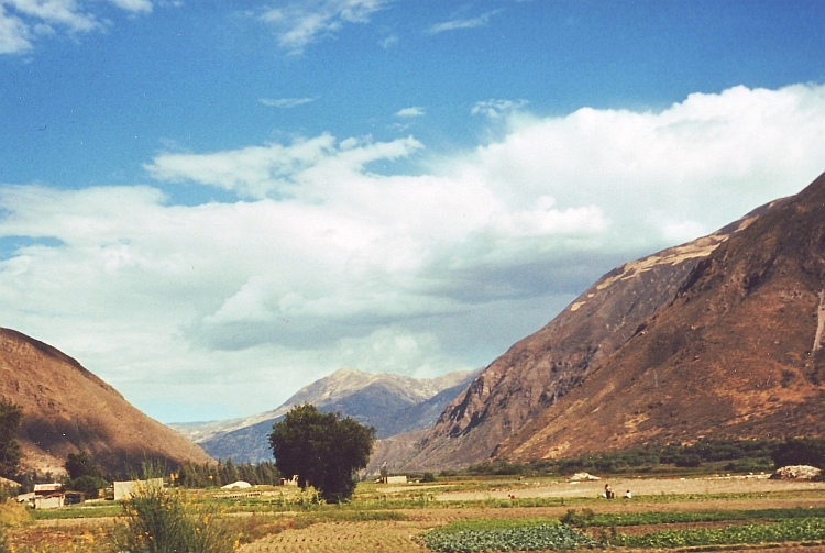 De vallei van de Rio Santa