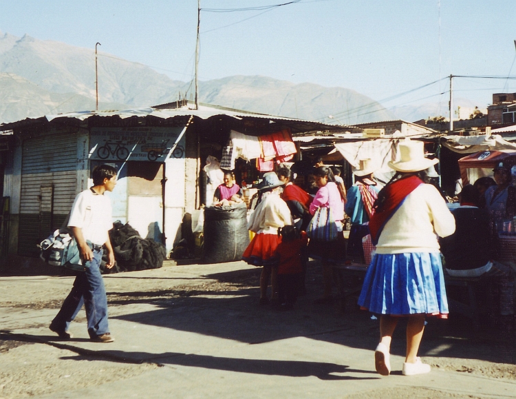 The market of Caraz