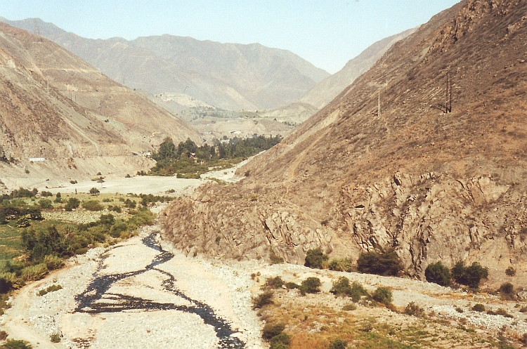 Op de afdaling naar Lima