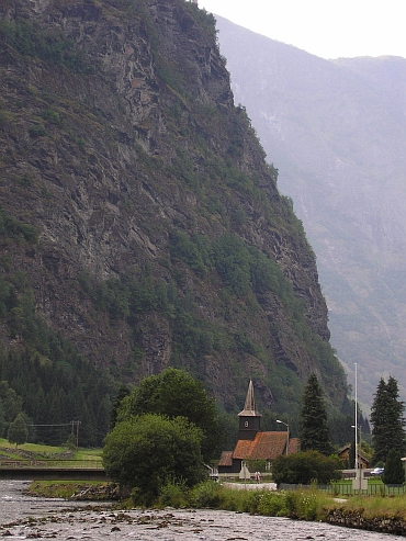 De kerk van Flåm