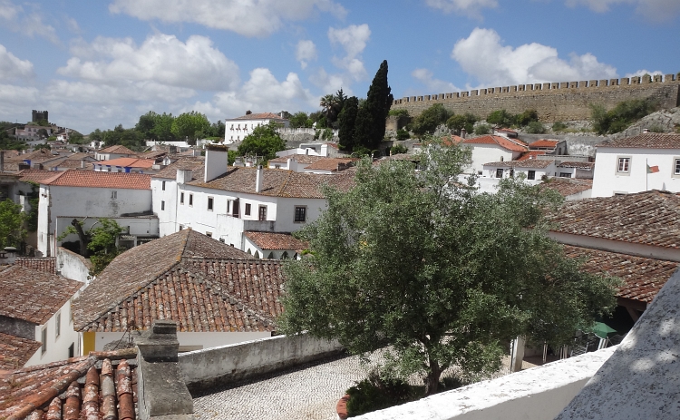 The white houses of Óbidos