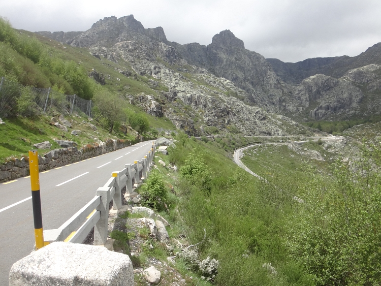 Het glaciale dal in de Serra de Estrela