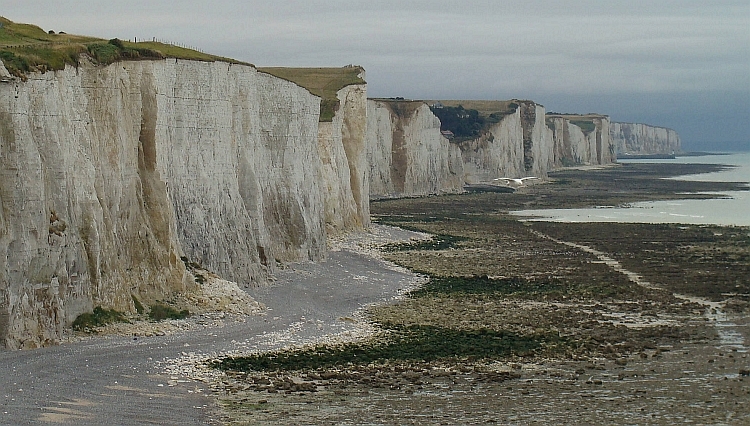 Limestone cliffs, Ault