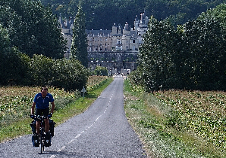 Het kasteel van Ussé met mij op de voorgrond