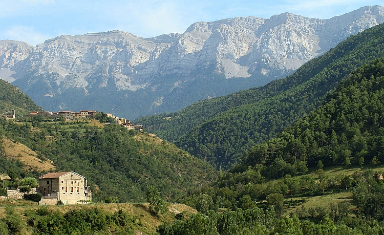 Cliffs of the Sierra del Cadi, Spain