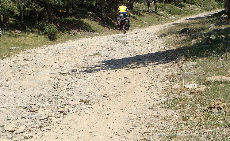 Willem on the way up to the Torreta de l'Orri