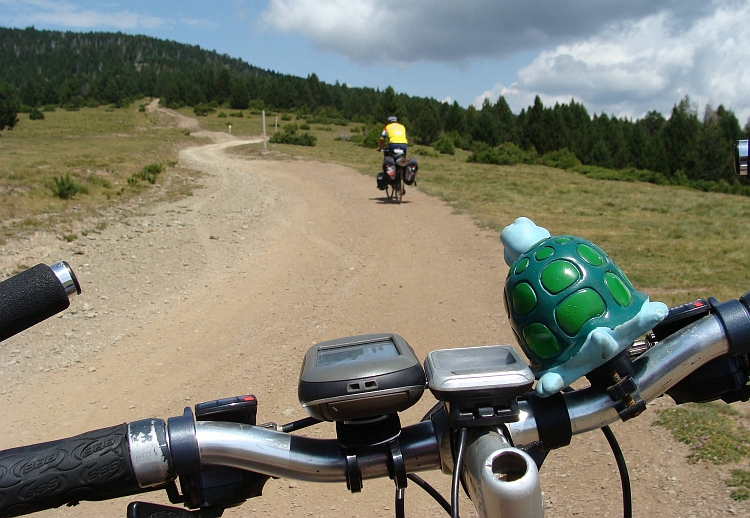 Willem on the way up to the Torreta de l'Orri