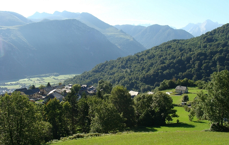 Uitzicht op de afdaling van de Col de Marie-Blanque