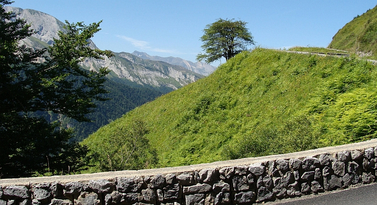 On the way to the Col d'Aubisque