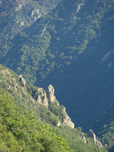 Landscape on the way to the Mont Aigoual