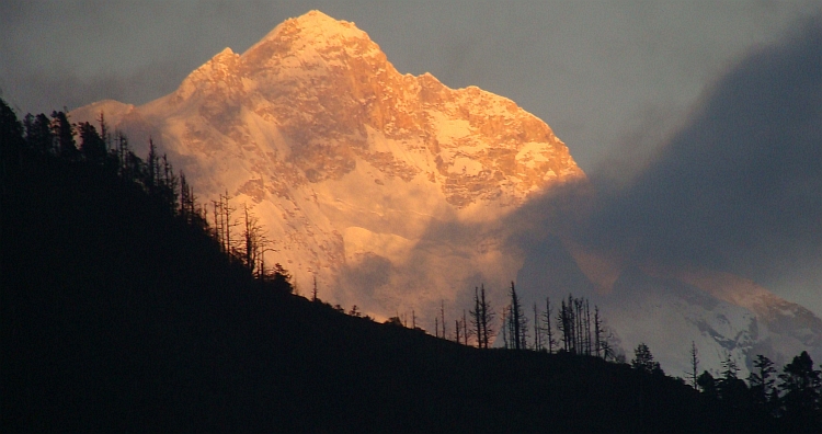 De Manaslu, 8.163 meter hoog