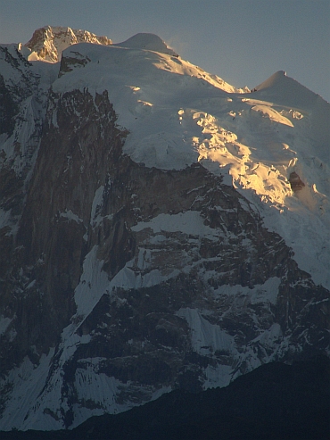 Annapurna I zonsopkomst vanaf Poon Hill