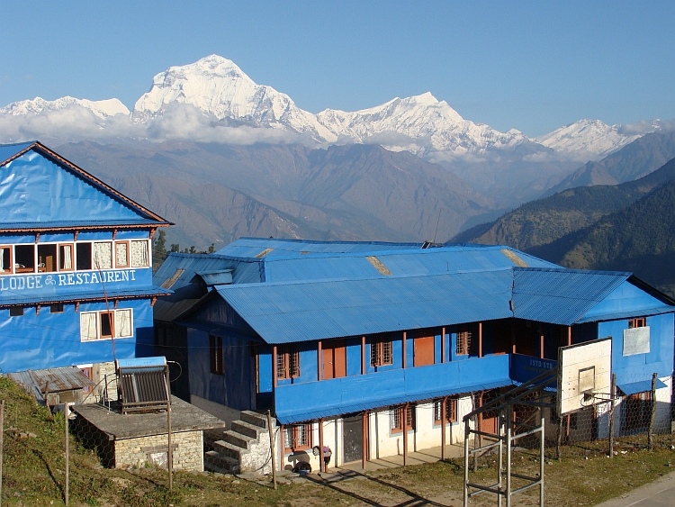 Dhaulagiri vanaf Ghorepani