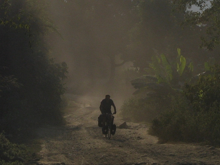 De Lonely Cyclist in actie. Foto van Willem Hoffmans