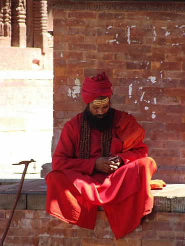 Tempelman in Kathmandu